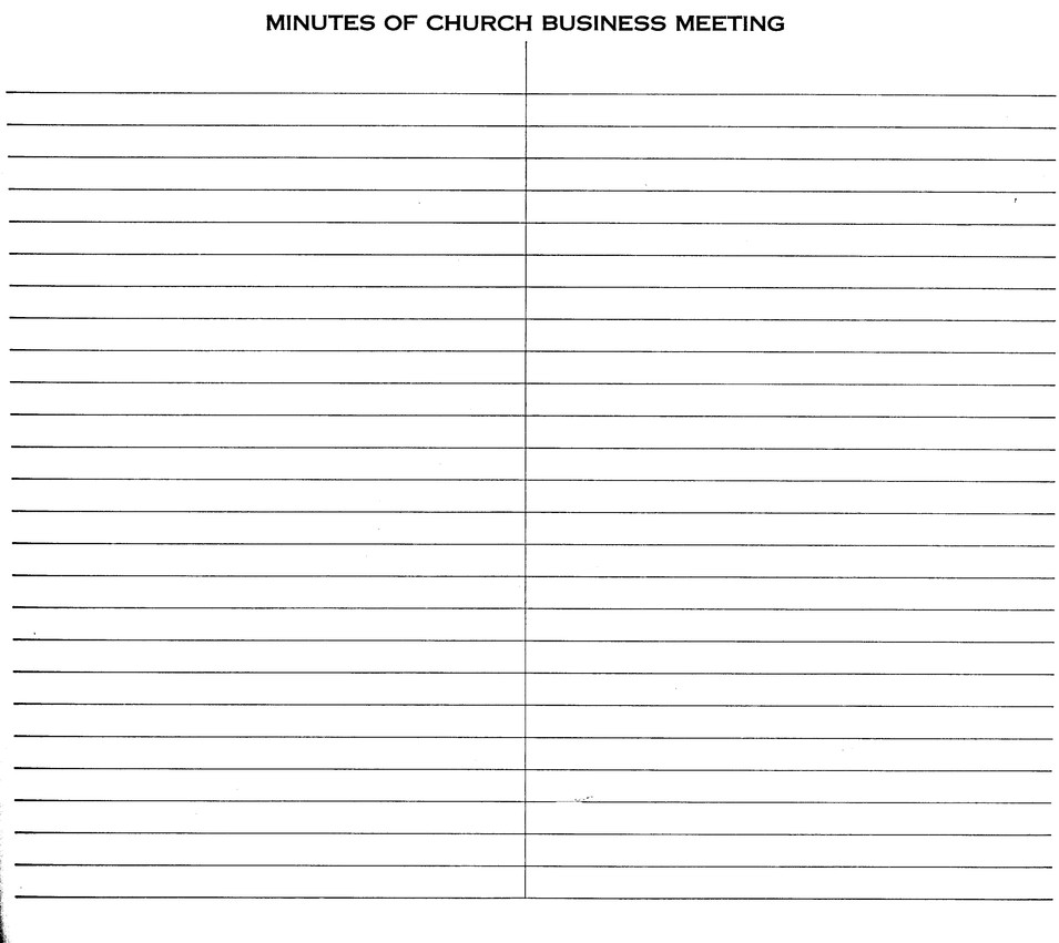 Church Business Meeting Minutes Template from g.christianbook.com