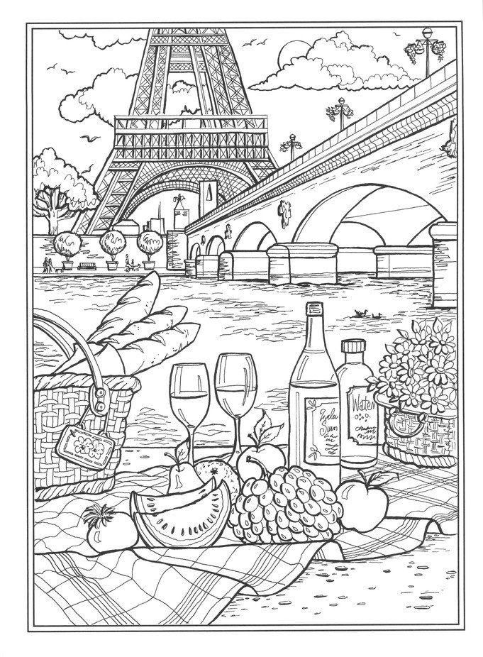 Excerpt Preview Image - 3 of 7 - Wish You Were Here! Coloring Book