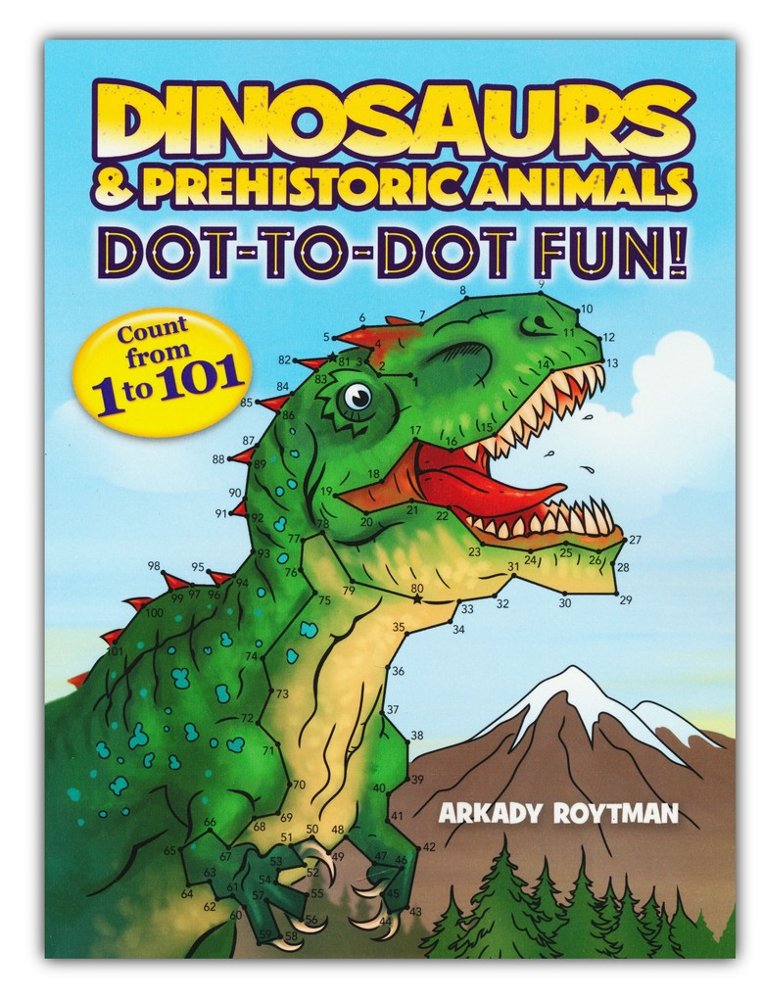 Brain Games - Sticker by Letter: Dinosaurs (Sticker Puzzles - Kids Activity  Book)