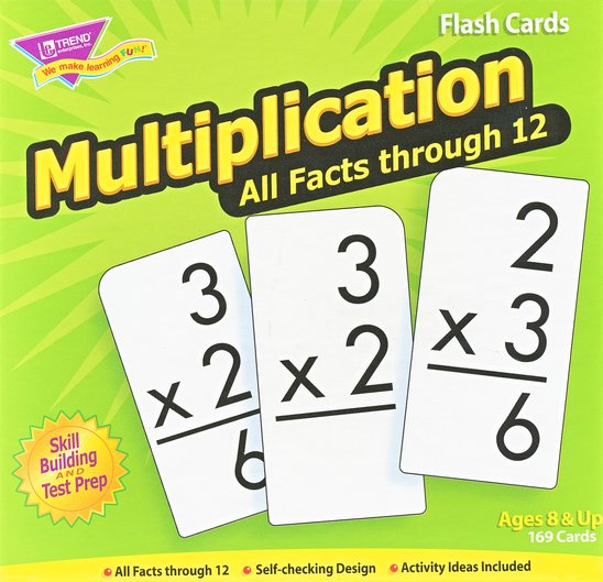 TREND Multiplication 0-12 Pocket Flash Cards 