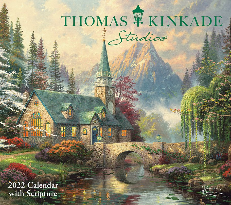 Thomas Kinkade Desk Calendar 2022 2022 Thomas Kinkade Studios Deluxe Wall With Scripture: Thomas Kinkade:  9781524864255 - Christianbook.com
