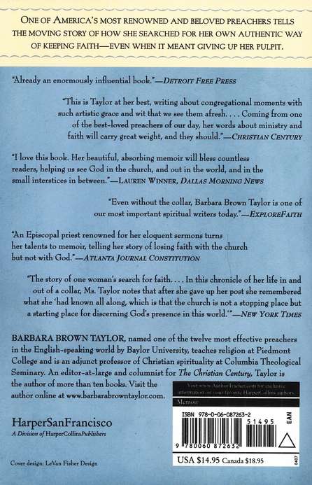 Leaving Church A Memoir Of Faith Barbara Brown Taylor Christianbook Com