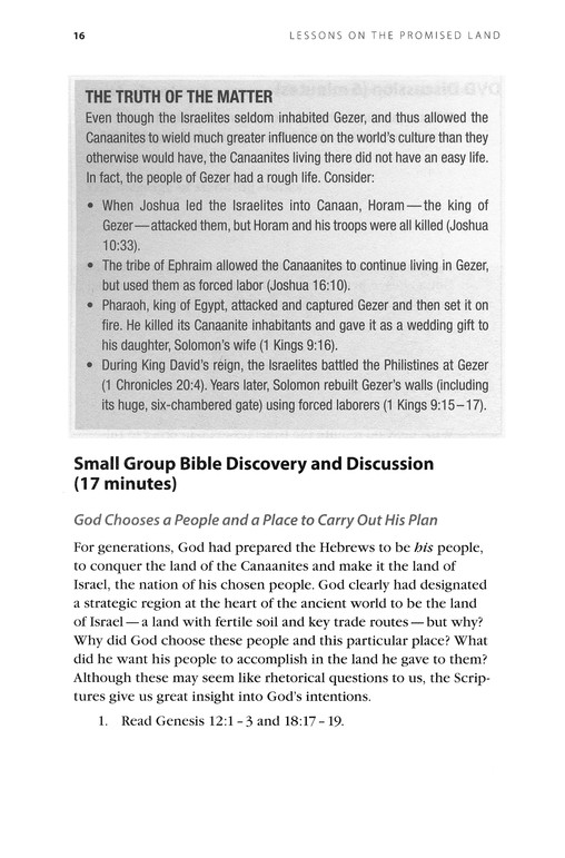 Ttwmk Volume 1 Promised Land Discovery Guide Ray Vander Laan 9780310878742 Christianbook Com