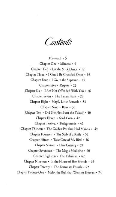Table of Contents Preview Image - 2 of 10 - Mimosa: A True Story