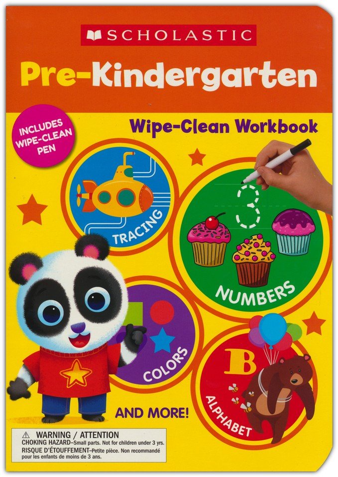 Pre-K Wipe-Clean Workbook: Scholastic Early by Scholastic