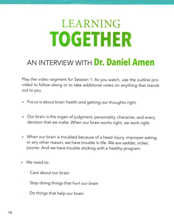Dr. Daniel Amen Shares Advice for a Healthier Brain, Plus: The