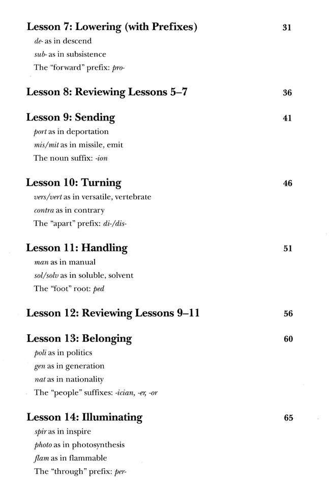 Vocabulary From Classical Roots Grade 6 Homeschool Edition Lee Mountain 9780838822678 Christianbook Com