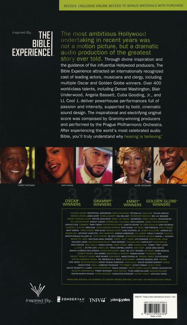 the bible experience cd set