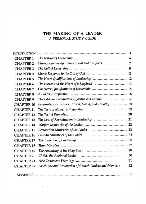 The Making Of A Leader Study Guide Frank Damazio 9780914936572 Christianbook Com