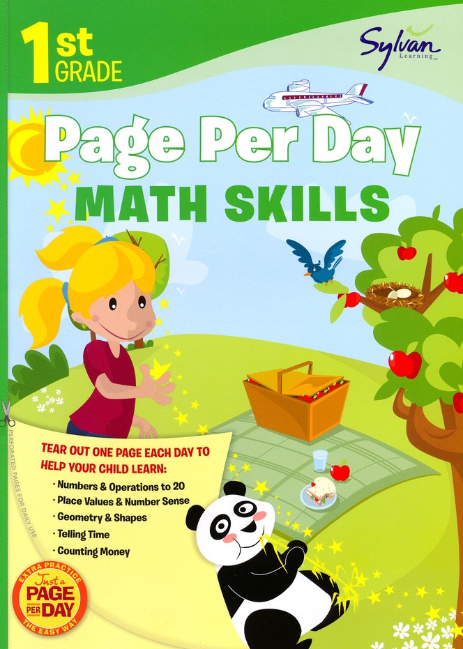 Day:　Page　Skills:　Sylvan　Per　9780307944603　First　Learning:　Grade　Math