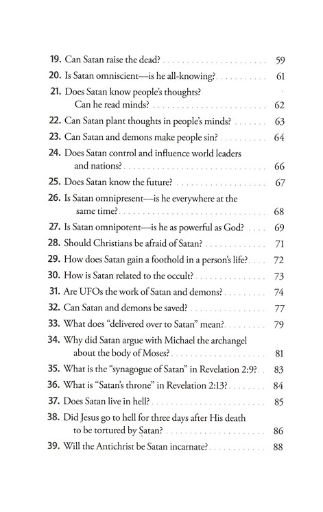 101 Answers To Questions About Satan Demons Spiritual Warfare Mark Hitchcock 9780736945172 Christianbook Com