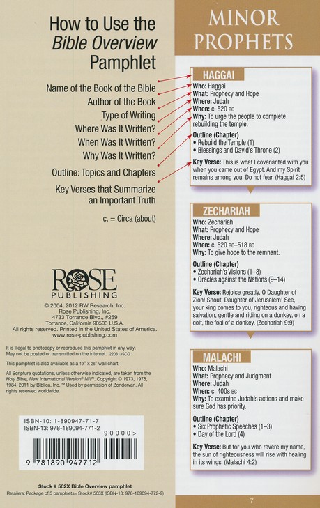 Bible Overview Chart