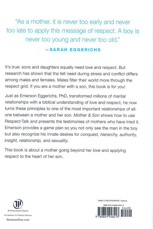 Mother Son The Respect Effect Dr Emerson Eggerichs