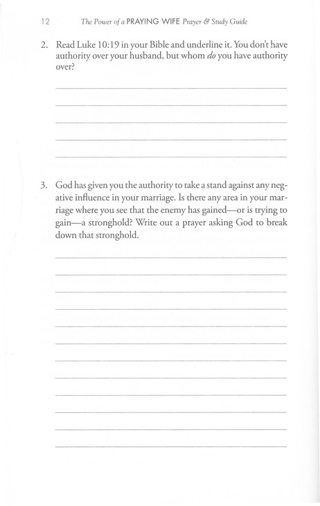 the power of a praying husband study guide pdf
