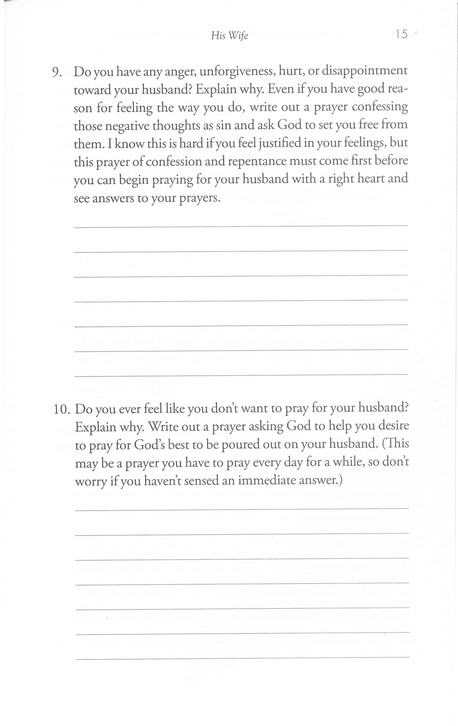 the power of a praying husband study guide pdf