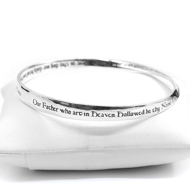 The Lord S Prayer King James Version Sterling Silver Mobius