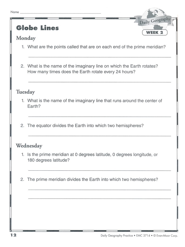 Daily Geography Practice Grade 5 9781557999740 Christianbook 