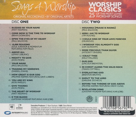 Songs 4 Worship Worship Classics Christianbook Com