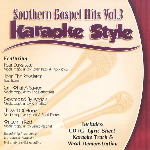 Front Cover Preview Image - 1 of 2 - Southern Gospel Hits, Volume 3, Karaoke Style CD