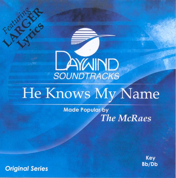 Front Cover Preview Image - 1 of 2 - He Knows My Name, Accompaniment CD