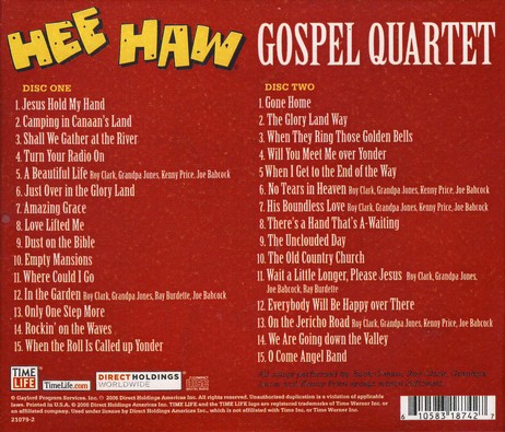 Hee Haw Gospel Quartet Two Discs In 1 Cd Christianbook Com