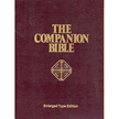 KJV Companion Bible, Hardcover, Enlarged print edition