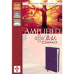 Amplified Bible Compact, Italian Duo-Tone, Purple Metallic