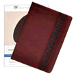 ESV Personal-Size Reference Bible, soft  leather-look, Mahogany with Trellis Design