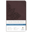 ESV Thinline Value Edition, TruTone, Chestnut, Filigree Design