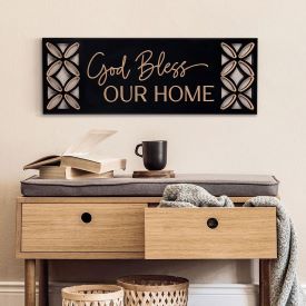 Wall Art: God Bless our Home