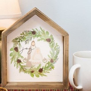 Joy Nativity Framed