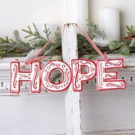 Christmas Hope Sign
