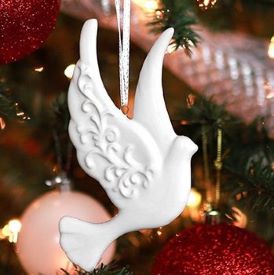 Ceramic Dove Ornament