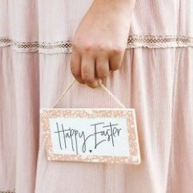 Mini Sign: Happy Easter