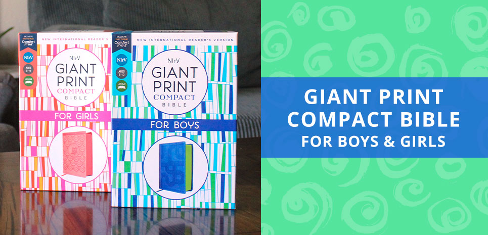 Giant Print Compact Bible for Boys & Girls