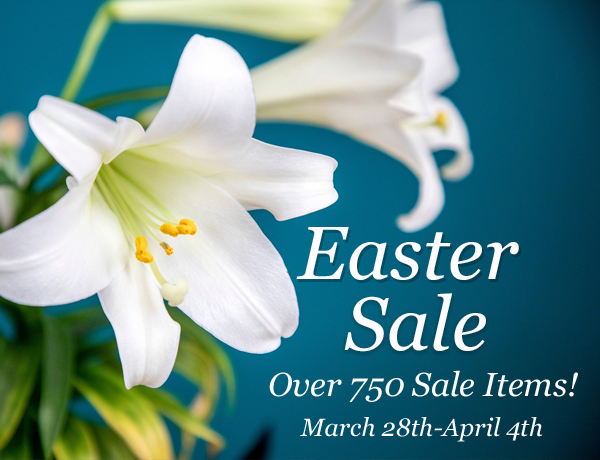 EASTER SALE: Over 750 sale items!
