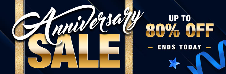 Anniversary Sale - Ends Today