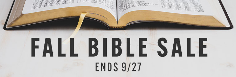 Fall Bible Sale - 1,100 Deals - Ends 9/27