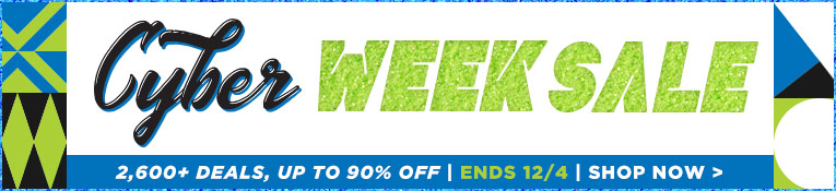 Cyber Week Sale 2,600+ Deals, Up to 90% Off Ends 12/4 Shop Now