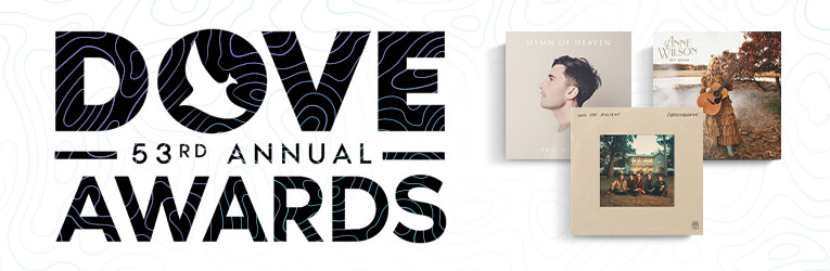 53rd Dove Awards with 3 album images