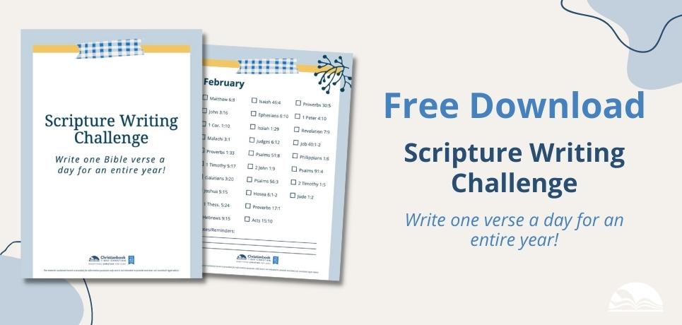 Scripture Writing Challenge
