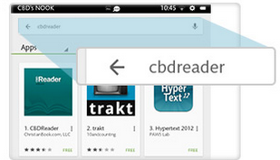 Type 'CBDReader' in the search bar