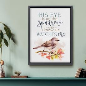 His Eye is on the Sparrow...