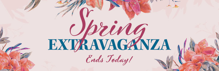 Spring Extravaganza - Up to 80% Off -- Ends Today