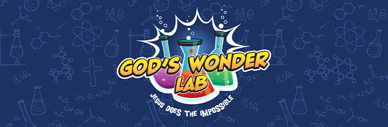 God's Wonder Lab VBS Banner