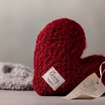 Red Giving Heart Pillow