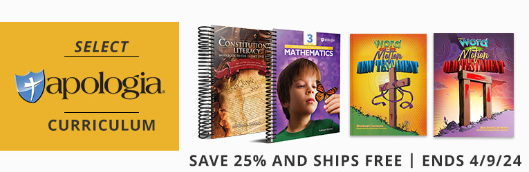 Select Apologia Science Sale  - ends 4/9
