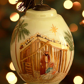 Ne'Qwa Nativity Ornament Front