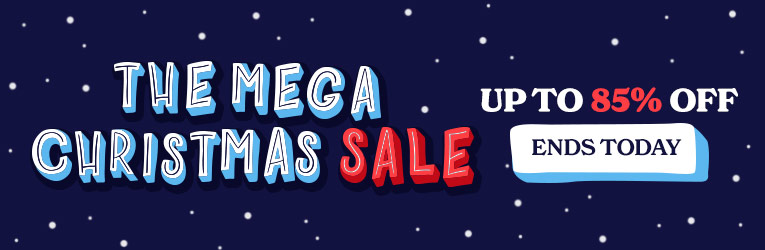 Mega Christmas Sale - Ends Today