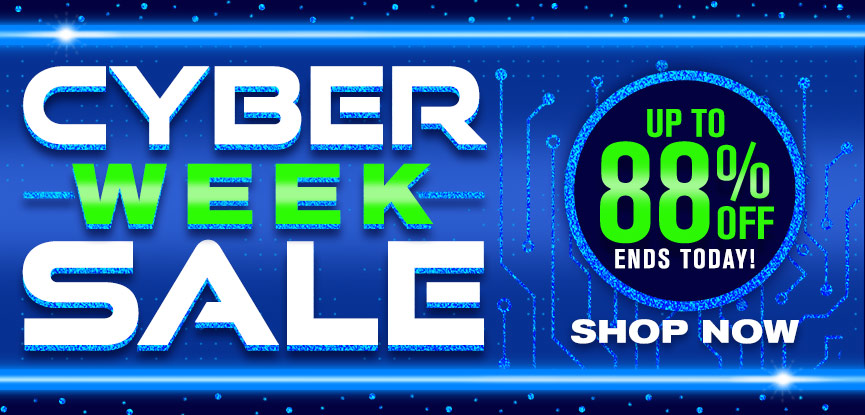 Cyber Week Sale up to 88% off ends today! Shop now,